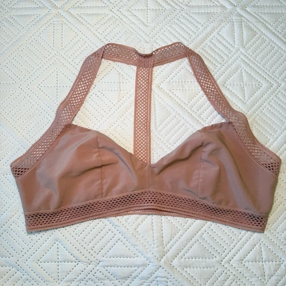 Free People Intimately Layla Bralette Size Small In Antique Pink